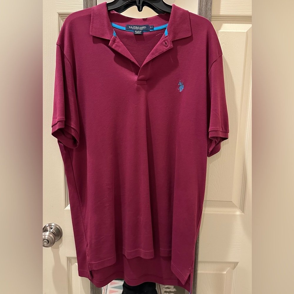 U.S. Polo Assn. Men's Burgundy Polo Shirt